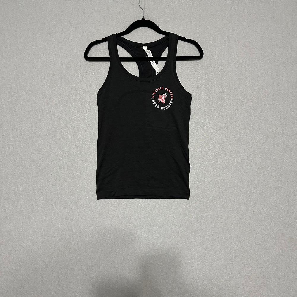 Lululemon Swiftly Tech Tank Top 4 Black Hinsdale Central Cross Country Racerback